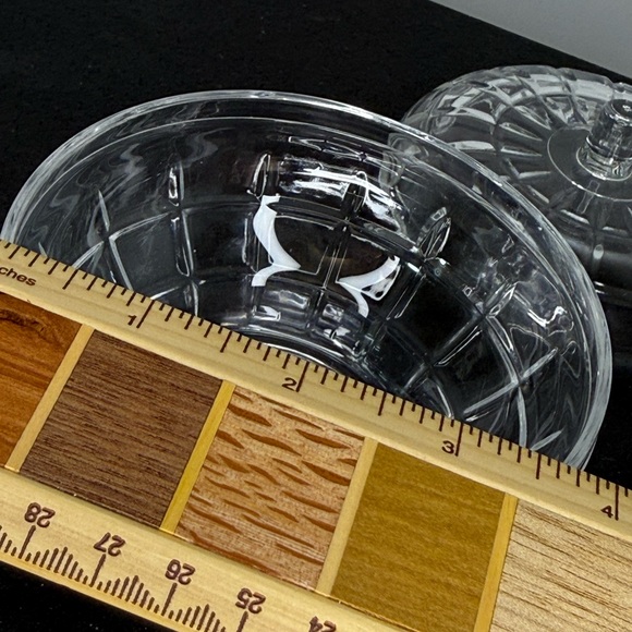 Borgonovo Italy Pressed Glass Sugar Bowl - Picture 7 of 13